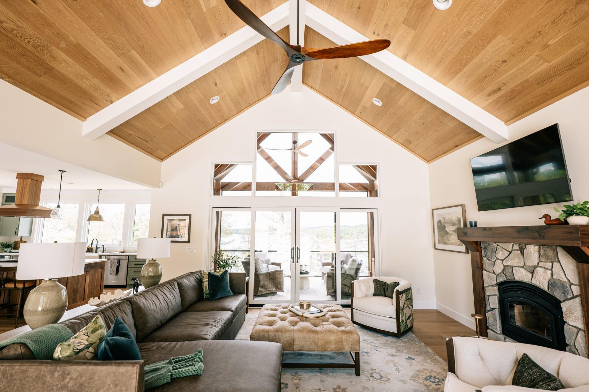 Interior of a JCM home showing custom finishes and craftsmanship