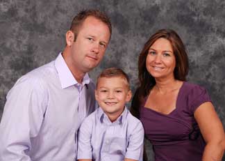 Justin Morrison and Family